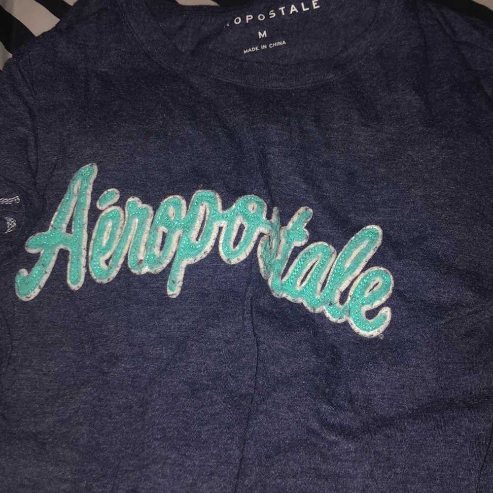 Shorts Sleeve Mint Green and Navy Blue